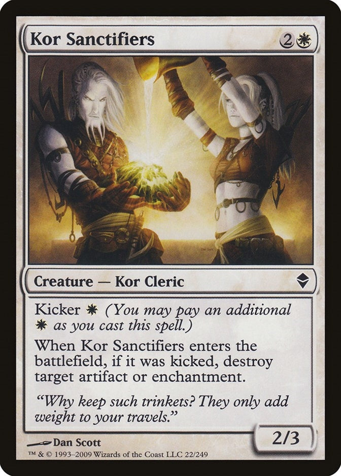 Kor Sanctifiers (22) [ZEN] - MTG Single