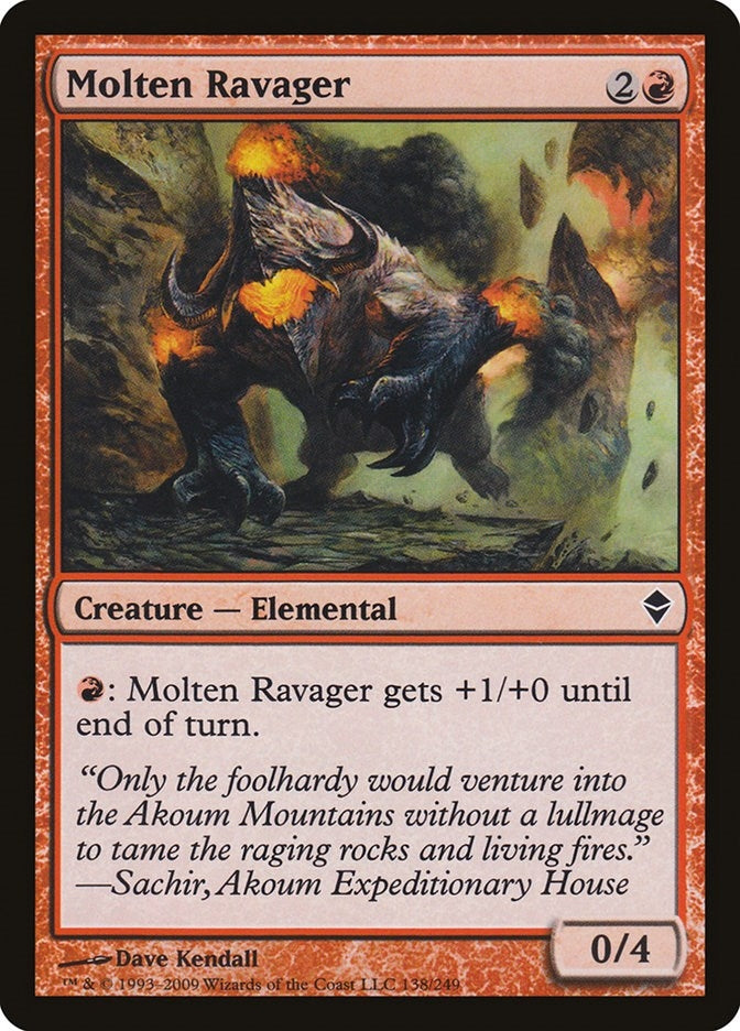 Molten Ravager (138) [ZEN] - MTG Single