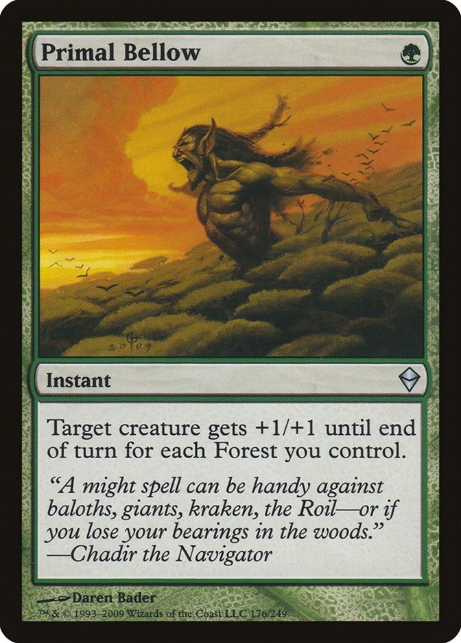 Primal Bellow (176) [ZEN] - MTG Single