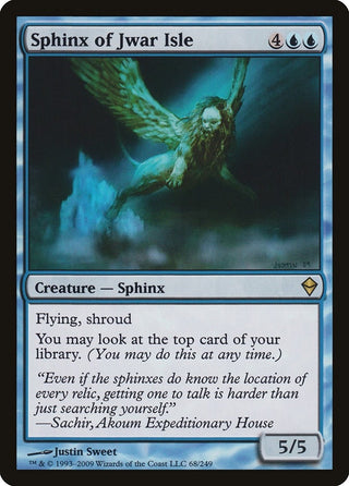 Sphinx of Jwar Isle (68) [ZEN] - MTG Single