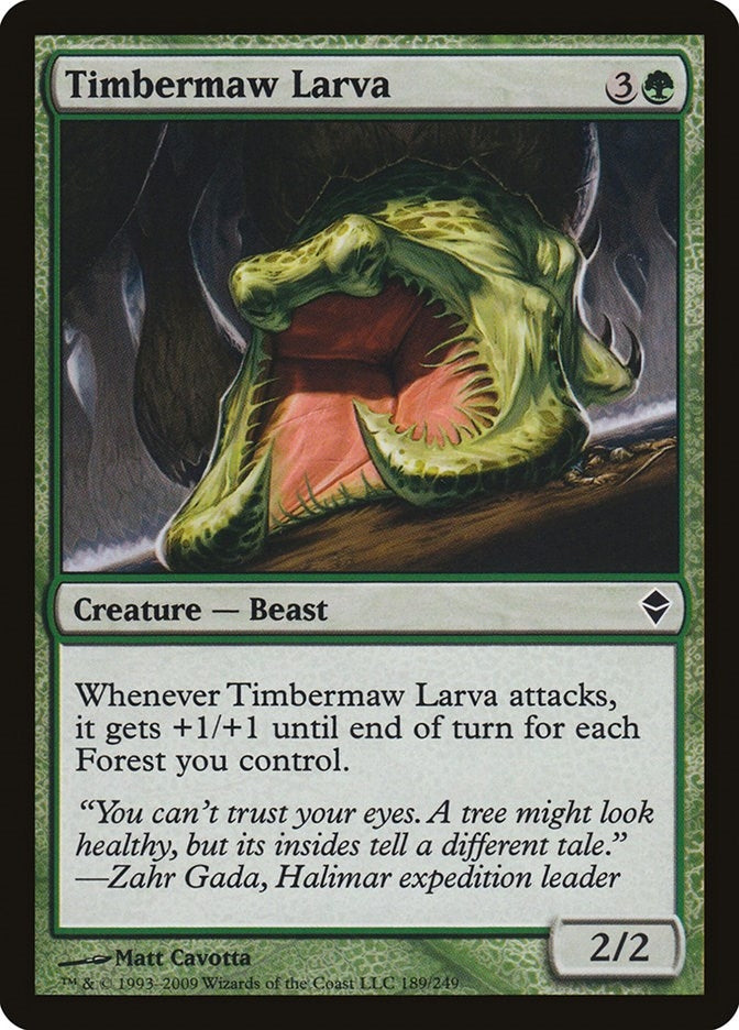 Timbermaw Larva (189) [ZEN] - MTG Single