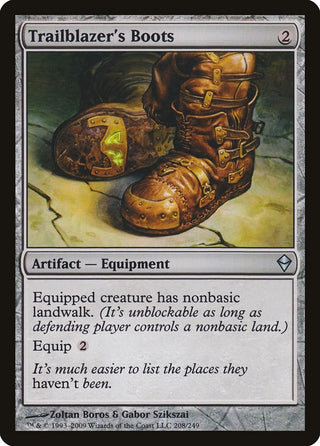 Trailblazer’s Boots (208) [ZEN] - MTG Single