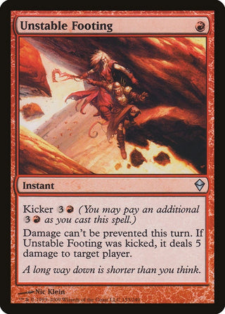 Unstable Footing (153) [ZEN] - MTG Single