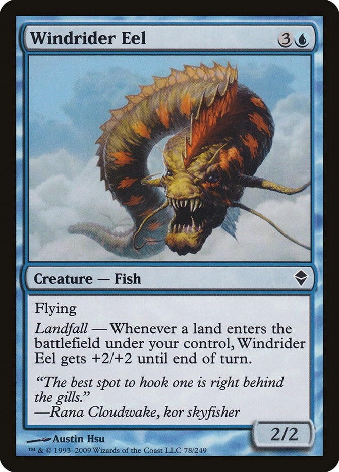 Windrider Eel (78) [ZEN] - MTG Single