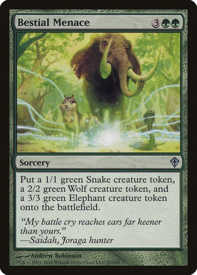 Bestial Menace (97) [WWK] - MTG Single