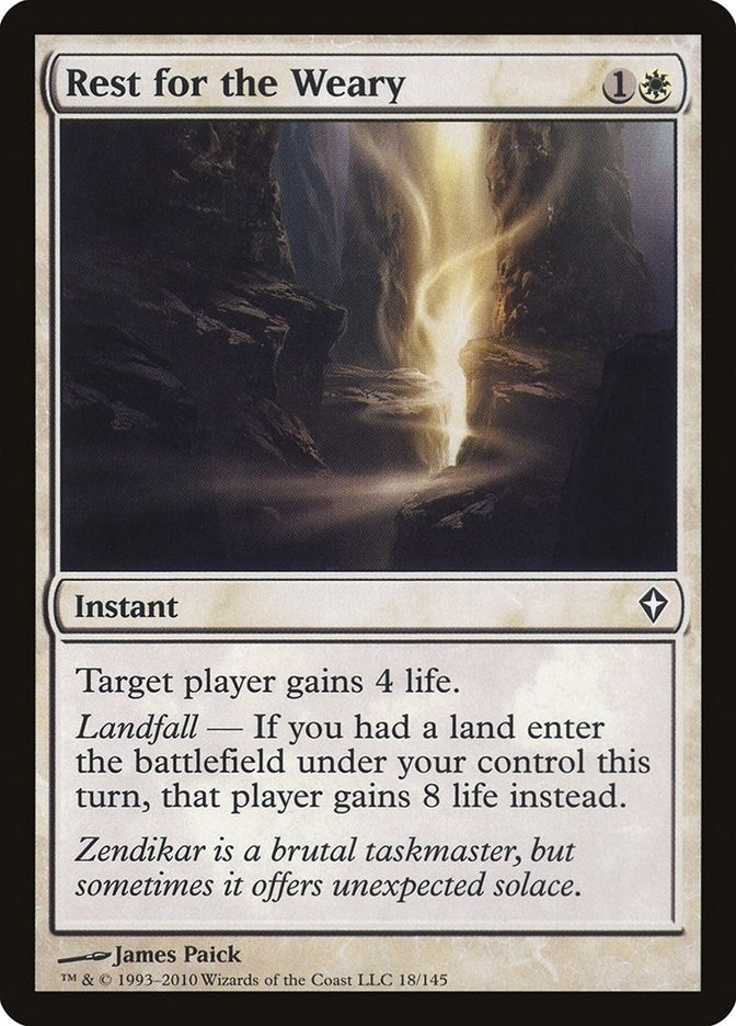 Rest for the Weary (18) [WWK] - MTG Single