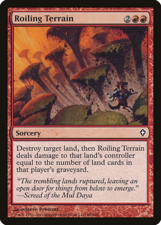 Roiling Terrain (88) [WWK] - MTG Single