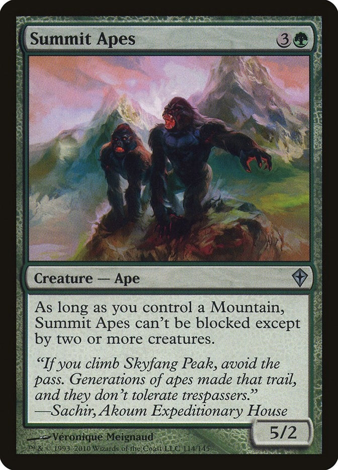 Summit Apes (114) [WWK] - MTG Single