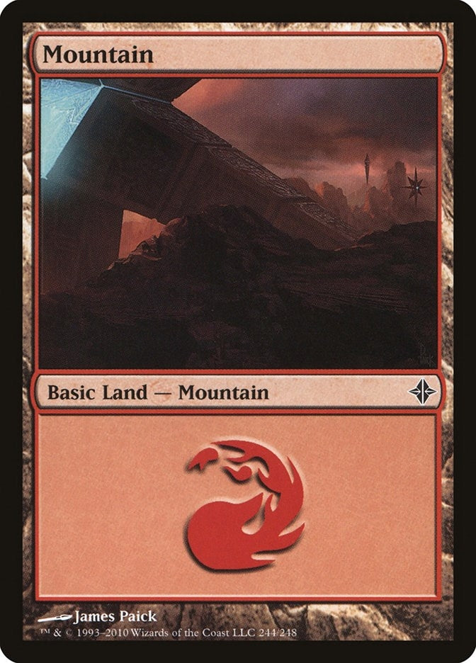 Mountain (244) (244) [ROE] - MTG Single
