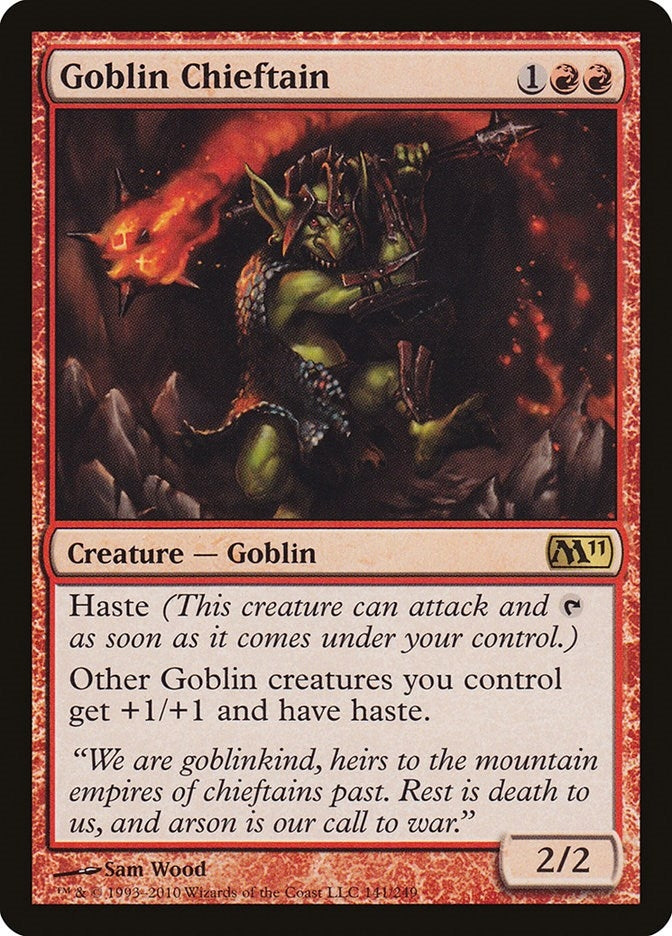 Goblin Chieftain (141) [M11] - MTG Single