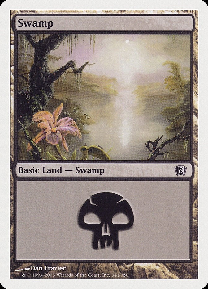 Swamp (341) (341) [8ED] - MTG Single