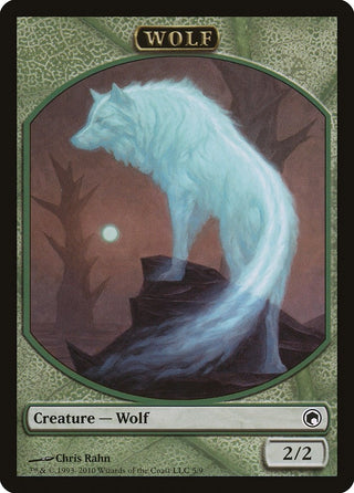 Wolf Token (0) [SOM] - MTG Single