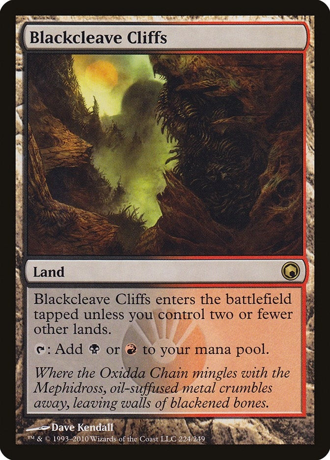 Blackcleave Cliffs (224) [SOM] - MTG Single