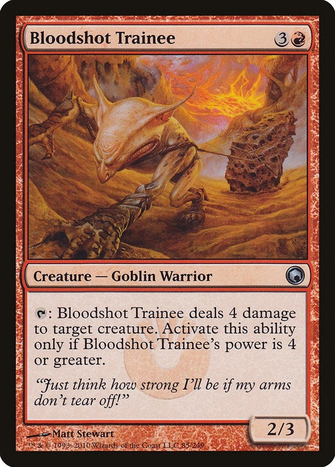 Bloodshot Trainee (85) [SOM] - MTG Single