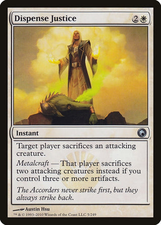 Dispense Justice (5) [SOM] - MTG Single