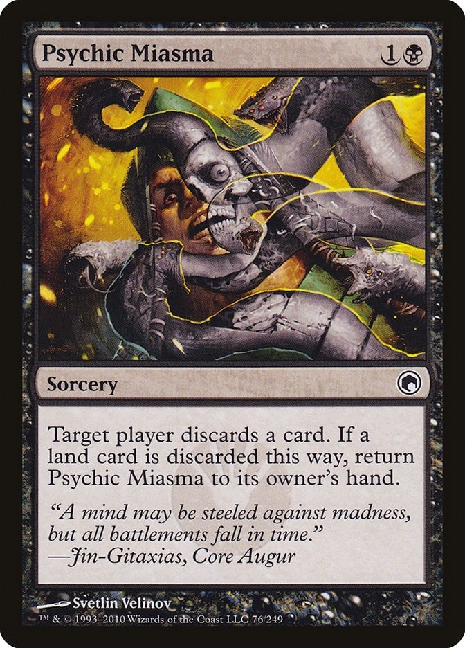 Psychic Miasma (76) [SOM] - MTG Single