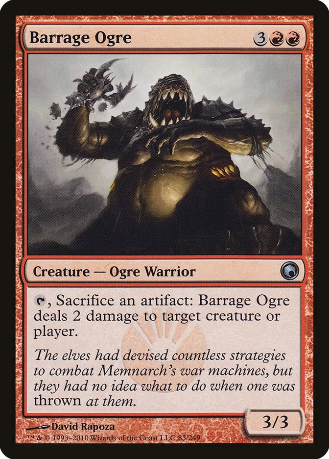 Barrage Ogre (83) [SOM] - MTG Single