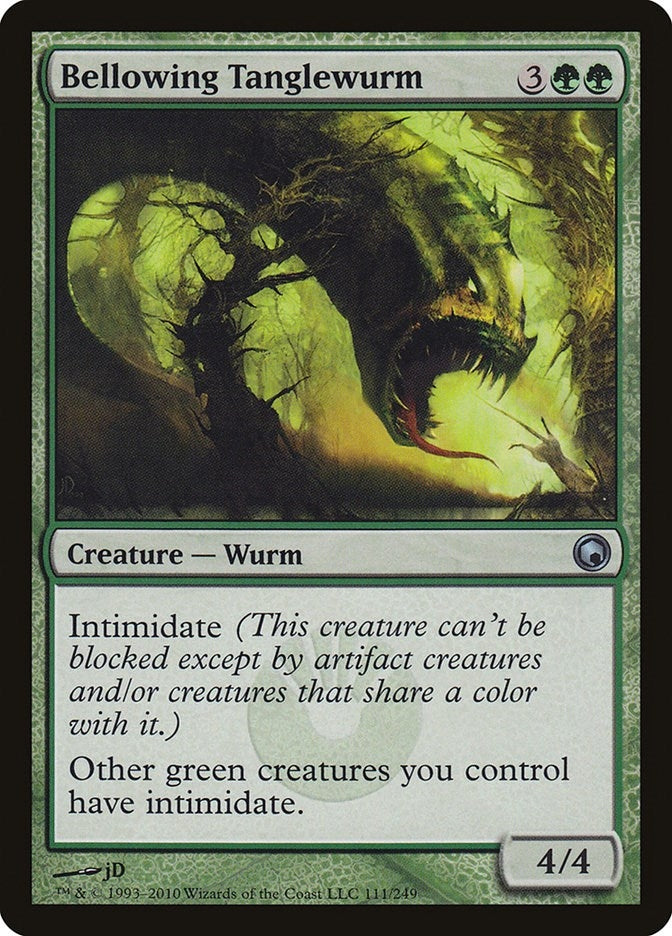 Bellowing Tanglewurm (111) [SOM] - MTG Single
