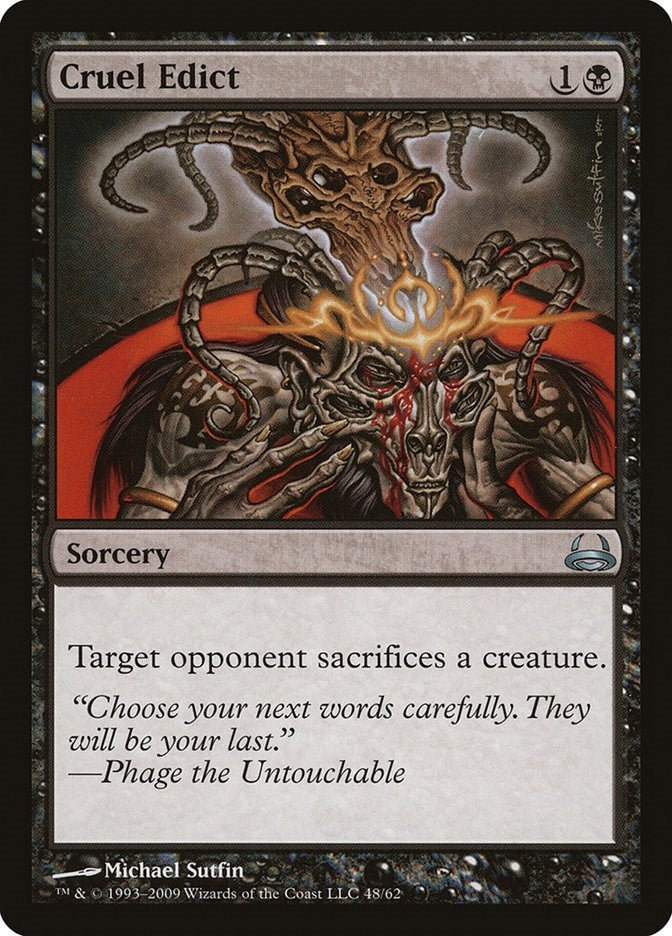 Cruel Edict (48) [DDC] - MTG Single