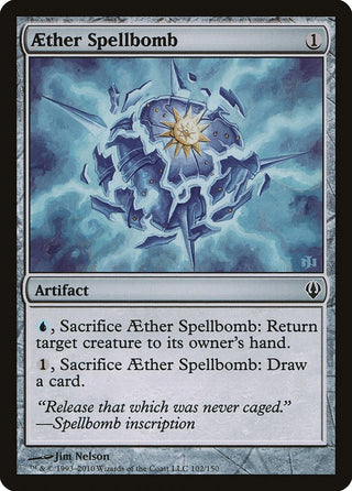 Image for Aether Spellbomb (102) (Archenemy) - Magic: The Gathering