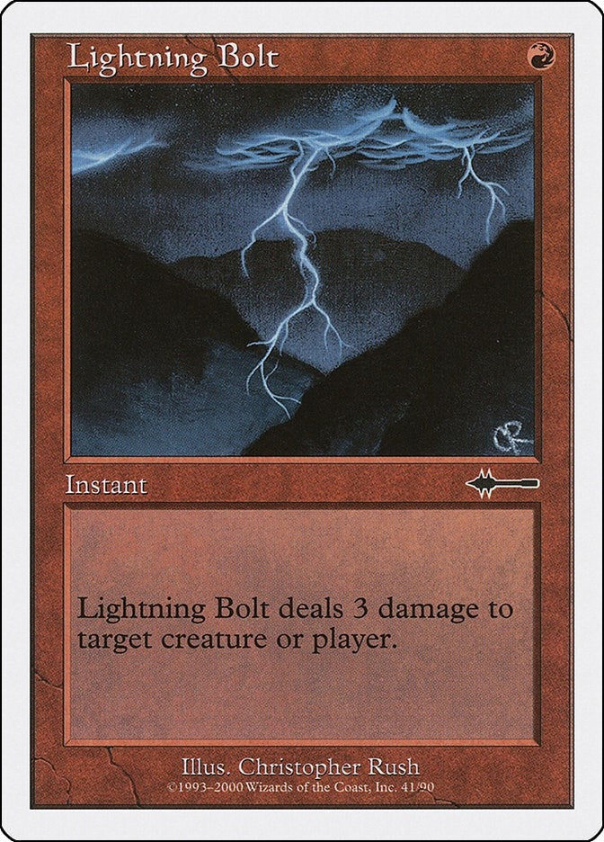Lightning Bolt (41) [BTD] - MTG Single