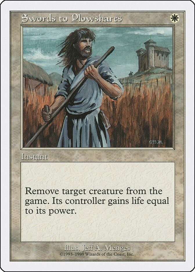 Swords to Plowshares [BRB] - MTG Single