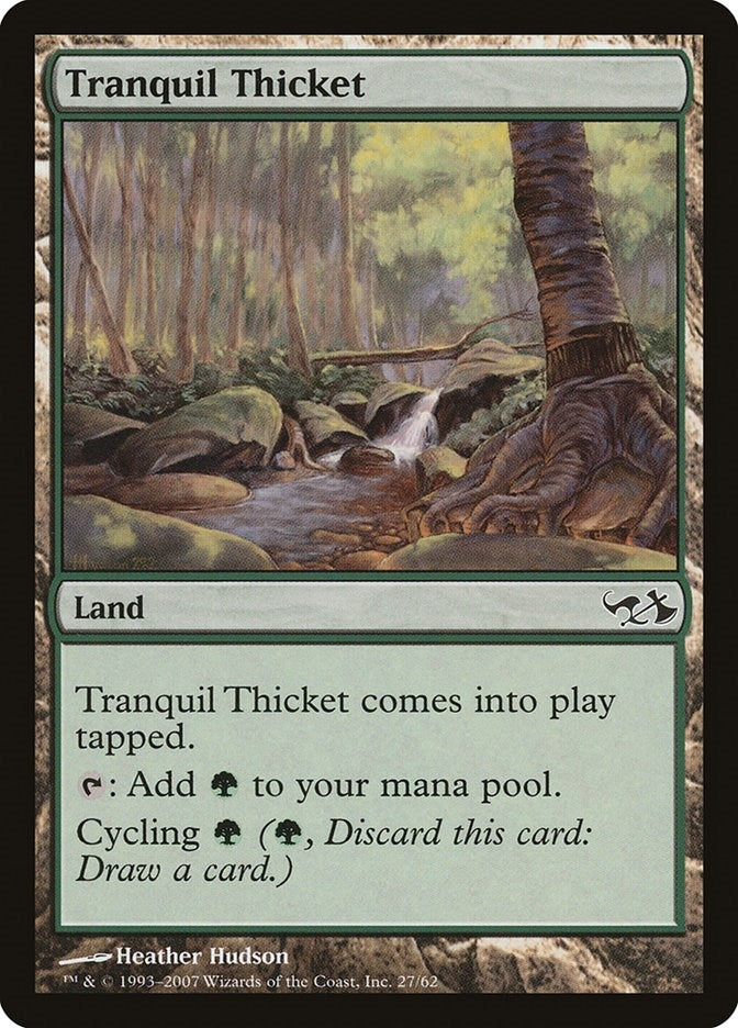 Tranquil Thicket (27) [EVG] - MTG Single