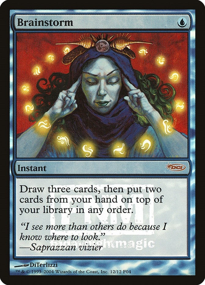Brainstorm (12) [FNM] - MTG Single