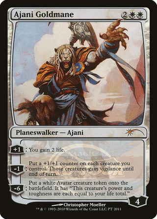 Ajani Goldmane (2011 Pro Tour) (2011) [PTP] - MTG Single