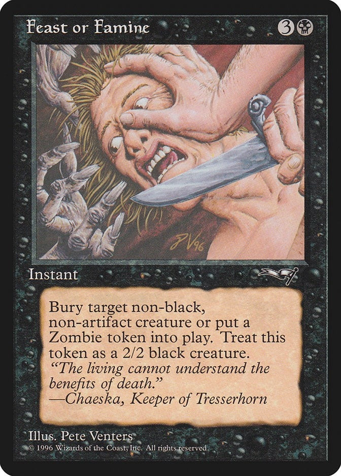 Feast or Famine (Knife) (9) [ALL] - MTG Single