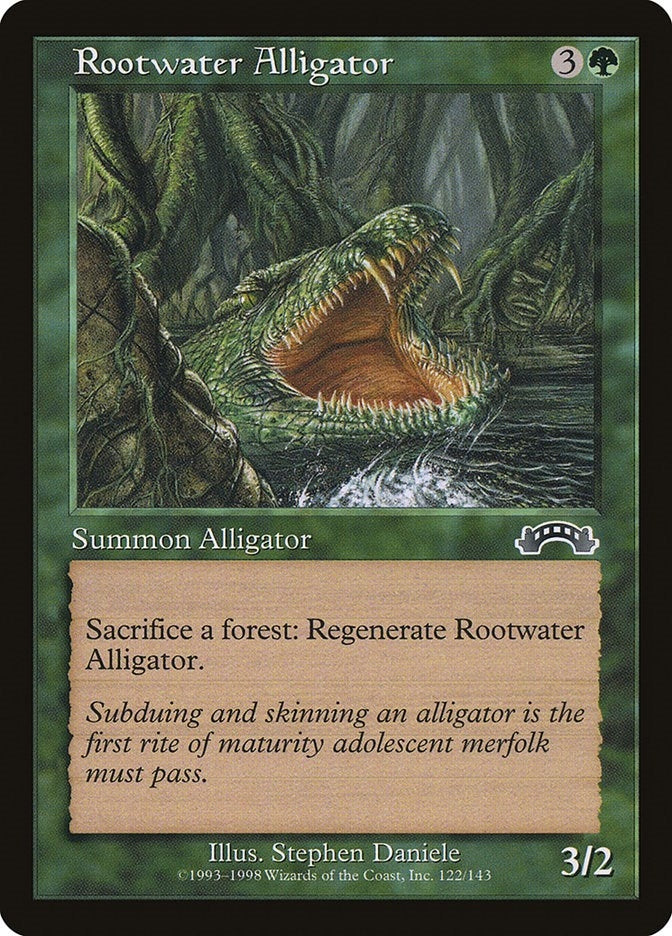 Rootwater Alligator (122) [EXO] - MTG Single