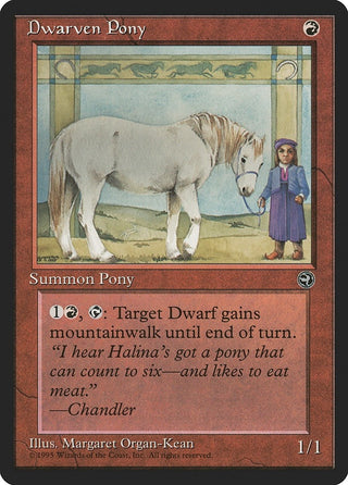 Dwarven Pony [HML] - MTG Single