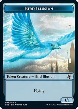 Bird Illusion // Elf Warrior Double-sided Token (0) [GN3] - MTG Single