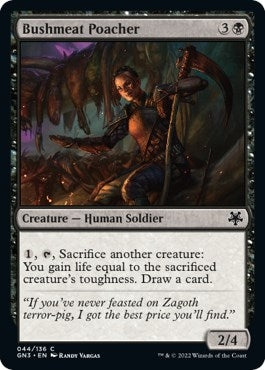 Bushmeat Poacher (44) [GN3] - MTG Single