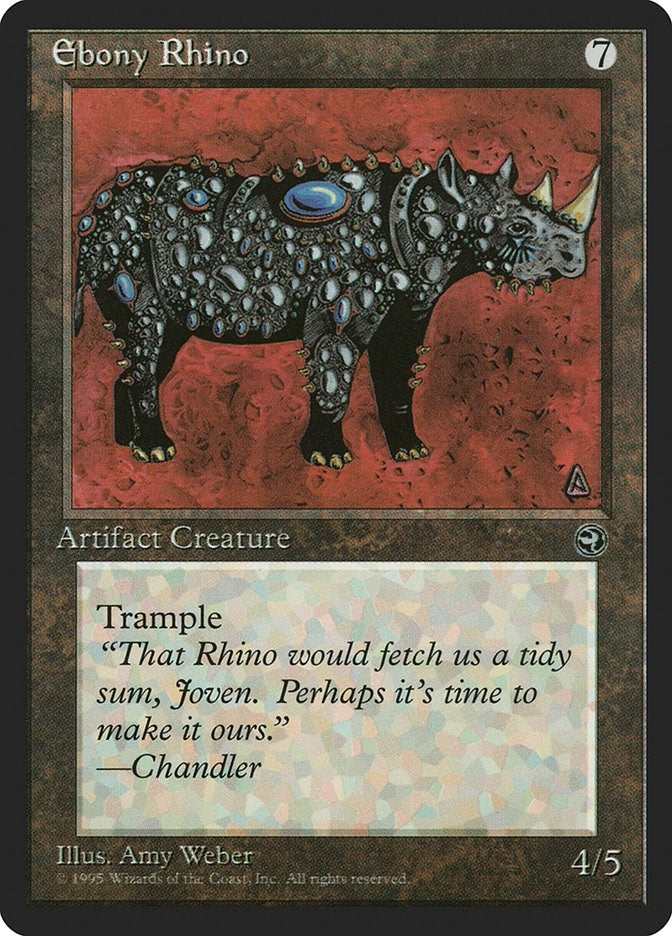 Ebony Rhino [HML] - MTG Single
