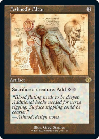Ashnod’s Altar (Schematic) (67) [BRR] - MTG Single