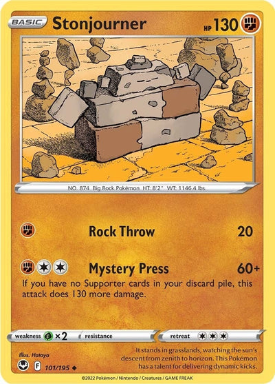 Stonjourner (101/195) (SWSH12: Silver Tempest)