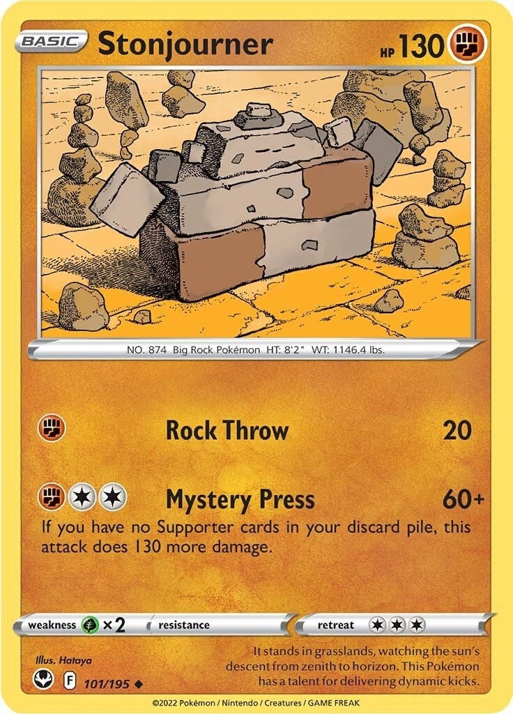 Stonjourner (101/195) (SWSH12: Silver Tempest)