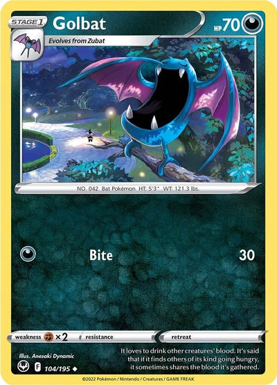 Golbat (104/195) (SWSH12)