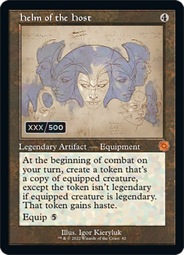 Helm of the Host (Schematic) (Serial Numbered) (82) [BRR] - MTG Single