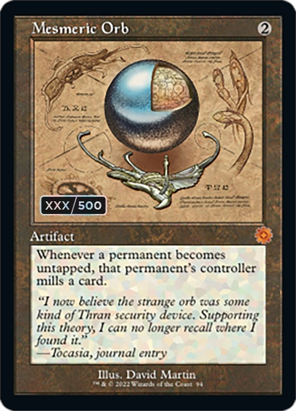 Mesmeric Orb (Schematic) (Serial Numbered) (94) [BRR] - MTG Single