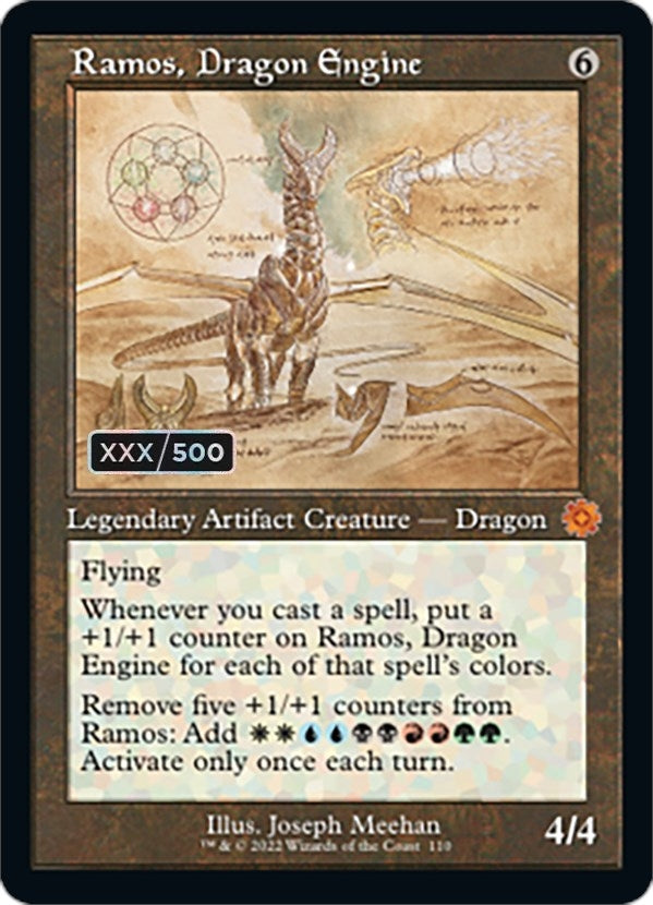 Ramos Dragon Engine (Schematic) (Serial Numbered) (110) [BRR] - MTG Single