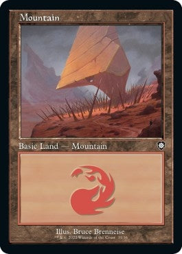 Mountain (35) (Retro Frame) (35) [BRC] - MTG Single