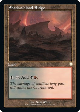 Shadowblood Ridge (Retro Frame) (199) [BRC] - MTG Single