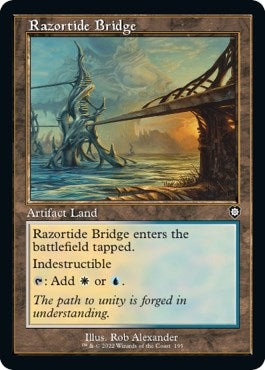 Razortide Bridge (Retro Frame) (195) [BRC] - MTG Single