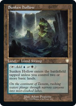 Sunken Hollow (Retro Frame) (204) [BRC] - MTG Single