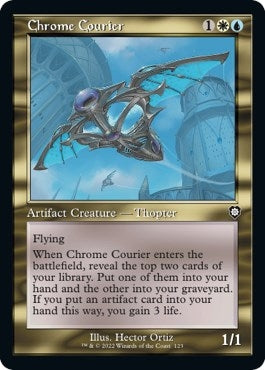 Chrome Courier (Retro Frame) (123) [BRC] - MTG Single