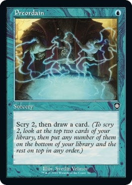 Preordain (Retro Frame) (92) [BRC] - MTG Single