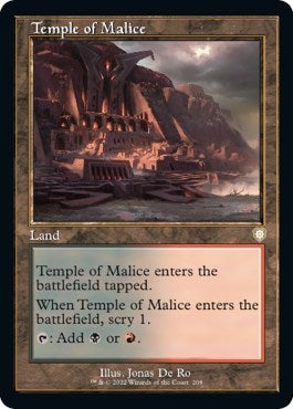 Temple of Malice (Retro Frame) (208) [BRC] - MTG Single