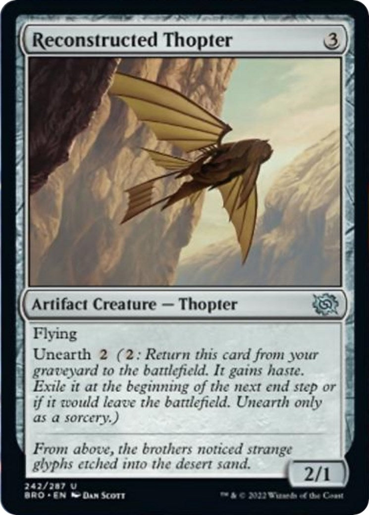 Reconstructed Thopter (242) [BRO] - MTG Single